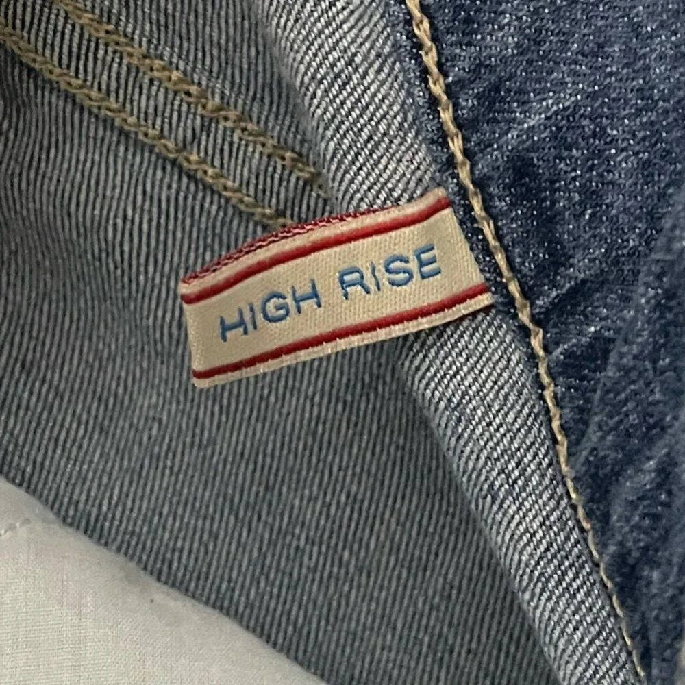 Sneak Peek Womens Slim Skinny Jeans Blue Distressed High Rise Denim Juniors 3 - Picture 4 of 5